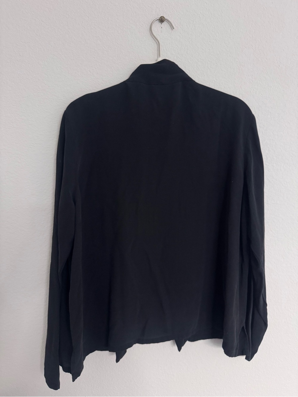 Eileen Fisher 100% Silk Open Cardigan - Picture 4 of 5